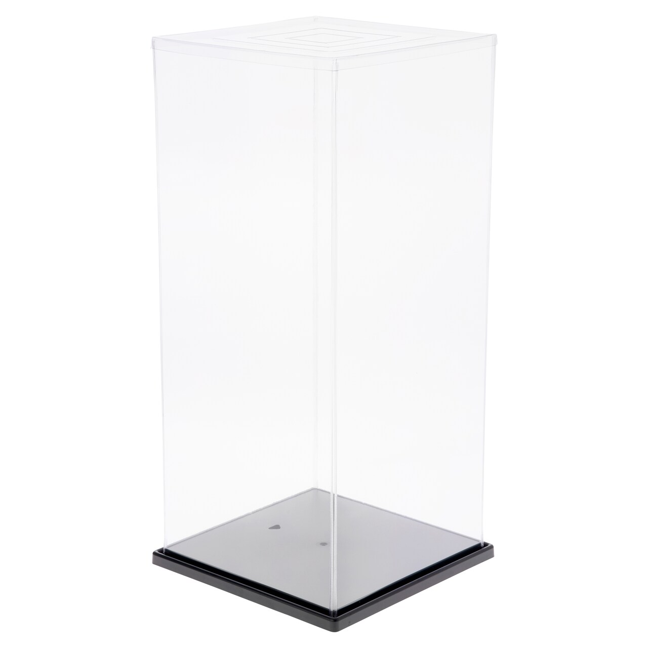ExpoCase Plastic Folding Display Cover for Dolls, 10.5" W x 10.5" D x 24" H